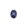 Cabochon of sodalite, in oval shaped, 7 * 9mm x 4 pcs