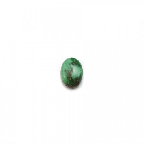 Cabochon de turquoise de forme ovale, 4.5*6.5mm x 1pc