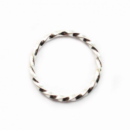 Silver 925 Oval Rings 7x13mm x 2pcs