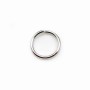 925 Silver, Open Round Rings, 10mm, x 10 pcs 