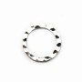 Silver 925 Welded Round Rings 15mm in bag x2PCS 