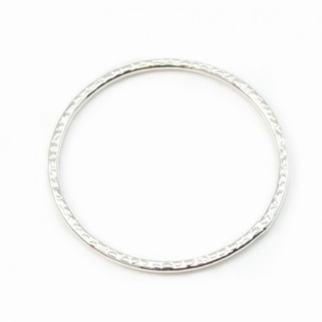 Silver 925 Round Rings 24mm x 1pc 