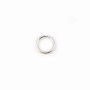 925 Silver, Open Round Rings, 7 X0.9mm, 10 pcs 