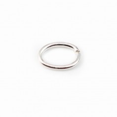 Offene ovale Ringe aus 925er Silber 5x7mm x 10pcs
