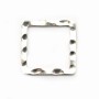 Silver 925 Welded SQUARE Rings 14.30mm in bag x2PCS 
