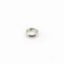 925 Silver, Double jump rings 5x0.6mm x 10 pcs 