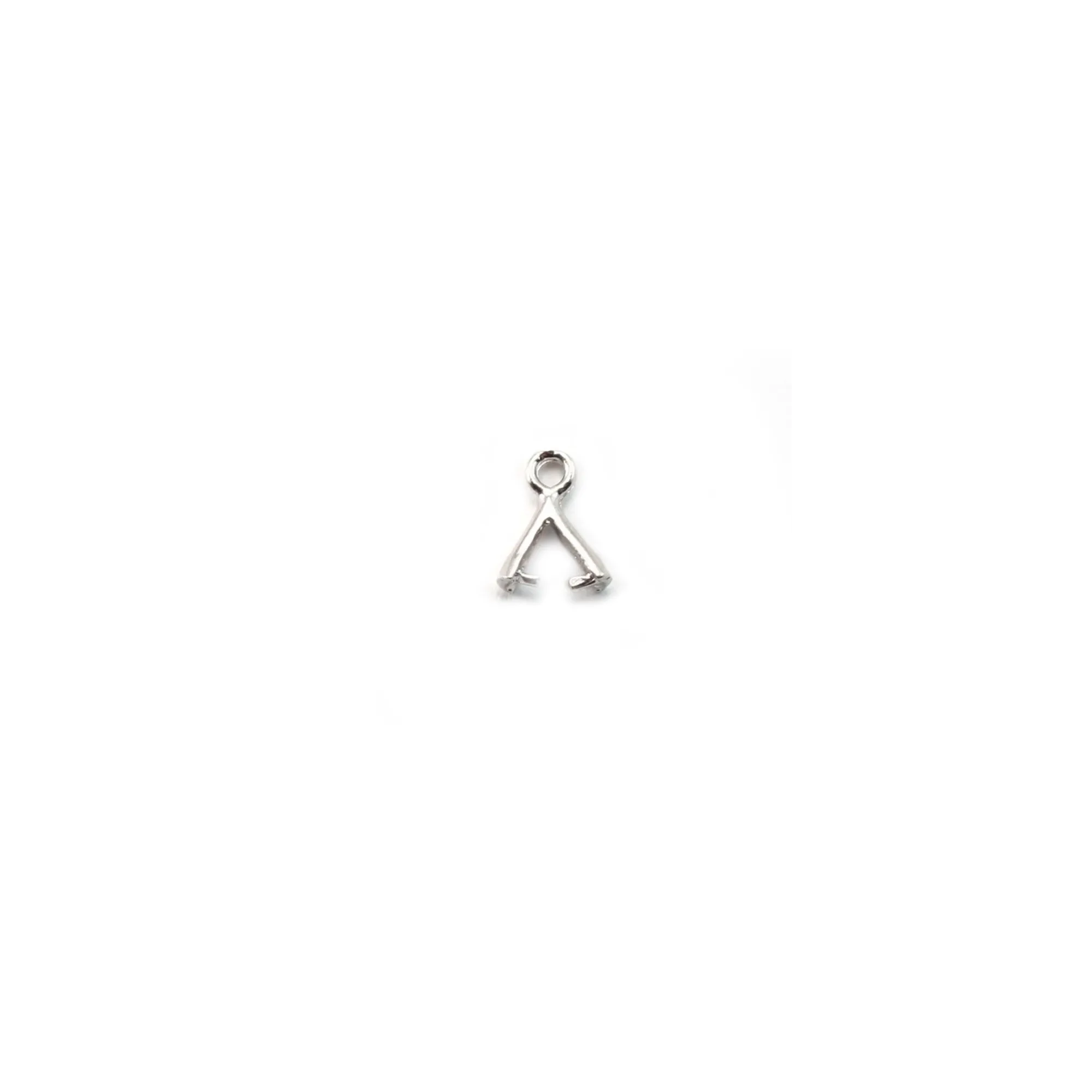 Lot De 500 Attaches Pendentif En Laiton Aweisile - 5 Couleurs (or, Argent, Bronze, Platine, Or Clair) Pour Fabrication Bijoux DIY