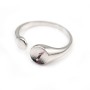 Sterling Silver 925 Simple Ring Adjustable x 1pc