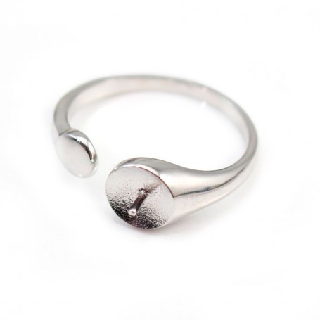 Sterling Silver 925 Simple Ring Adjustable x 1pc