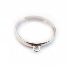 Anello regolabile in argento 925 con 1 anello x 1 pezzo