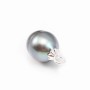 Bélière pour perles semi-percées, Argent 925, 4mm x 4 pcs 