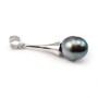 Bélière pour perles semi-percées, Argent 925 , 15x5mm x 1pc
