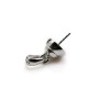 Silver 925 Rhodium beliere cup 7.2mm x 1pc 