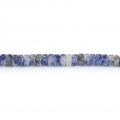 Diaspro a macchie blu Heishi 2x4,5 mm x 39 cm