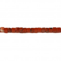 Roter Jaspis, würfelförmig 4mm x 40cm