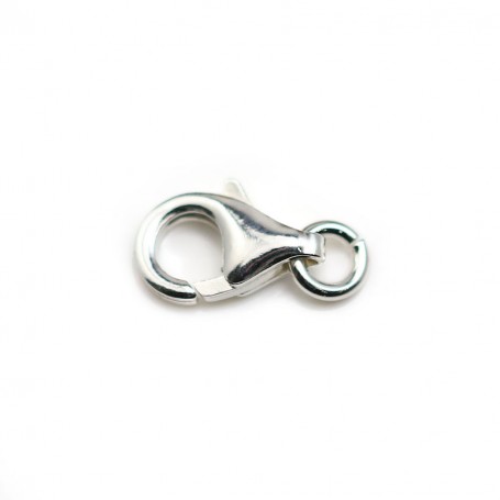 Lobster clasp sterling silver 925 11mm x 1 piece