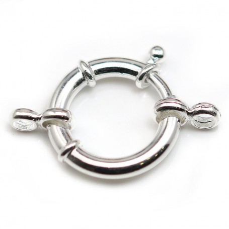 Silver 925 Spring Clasp 20mm x 1pc