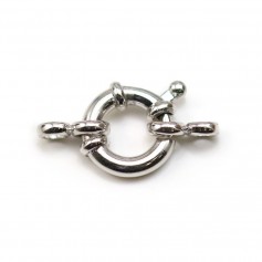 Clasp buckle, in 925 sterling silver, size 10mm x 1pc