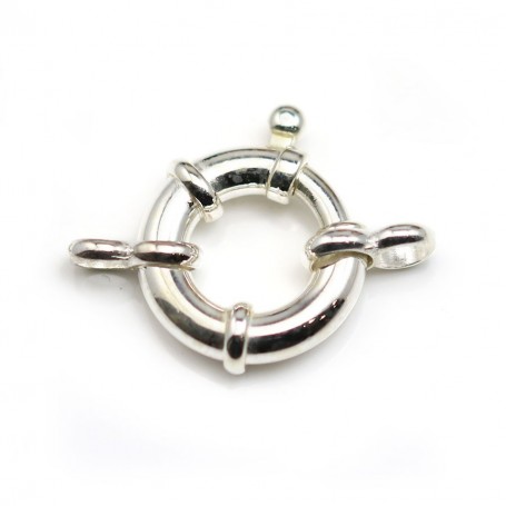 925 sterling silver spring ring clasp 12mm x 1pc