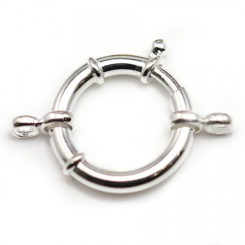 Silver 925 Spring Clasp 22mm X 1 pc