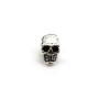 Silver 925 skull and crossbones 6x10mm x 1pc