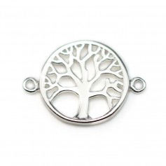925 sterling silver spacer tree 11x15mm x 1pc