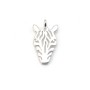 925 sterling silver feather charm 24mm x 1pc