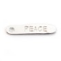 Breloque Peace Argent 925 19x4mm x 1pc