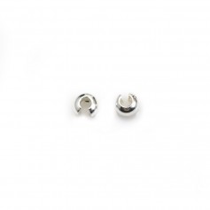 Silver 925 ball knot cover 3 mm x 20 pcs