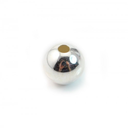 Perla a sfera in argento 925 10 mm x 1 pz