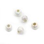 925 sterling silver shiny round bead 8mm x 1pc