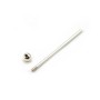 Pin peg with ball ,sterling silver 925 ,27mm x 2pcs