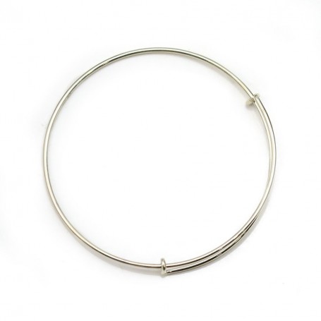 Adjustable bracelet in silver 925, measuring 57mm, x 1pc