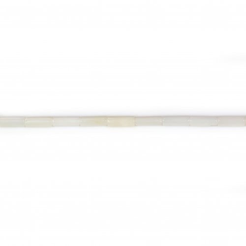 Sea bamboo white tube 2x4mm x 40cm 
