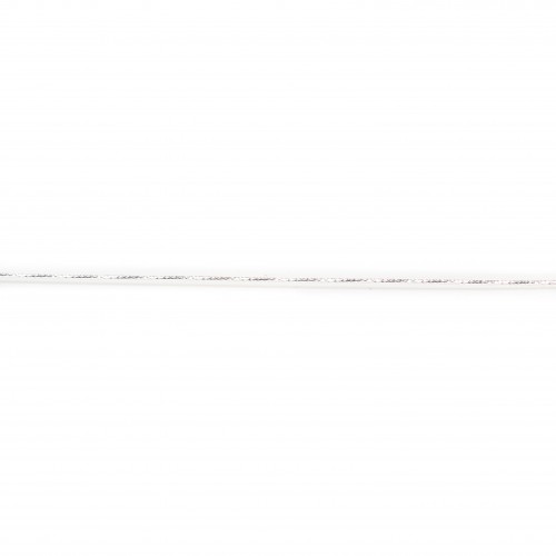 Alambre de plata 925 con chispas, 0.4mm x 1m