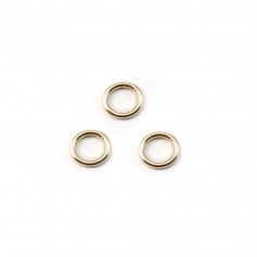 Geschweißte Ringe in Gold Filled 0.76x5mm x 5pcs