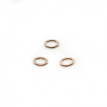 14K Gold filled Oval Jump Ring open 0.64X3.0X4.6mm X10pcs