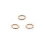 14K Gold filled ovale jump rings 0.64X3.5X5.3mm x 10 pcs 
