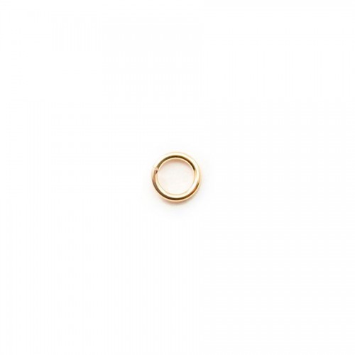 Anello aperto riempito d'oro 0,64x4 mm x 10 pezzi