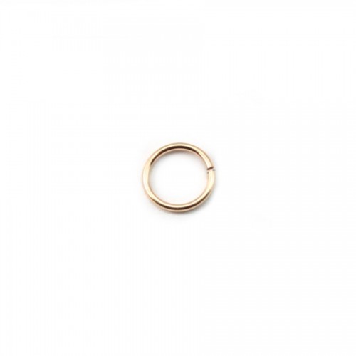 Offene Ringe in Gold Filled 0.76x7mm x 5pcs