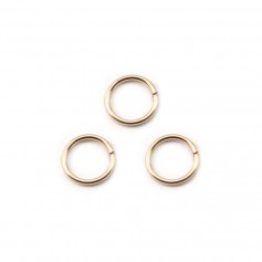Gold Filled Open Rings 0.76x7mm x 5pcs