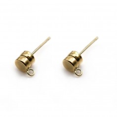 Gold Filled Magnetic post earring 4.5mm x 2pcs