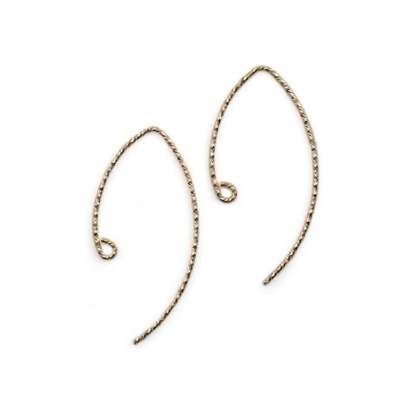 14k gold filled ear wires 35mm x 2pcs