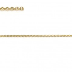 Kette Masche Ring Oval aus Gold Filled 1.1x1.2mm x 50cm