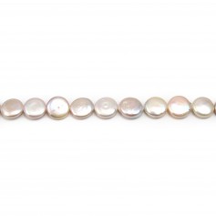 Perle coltivate d'acqua dolce, bianche, rotonde, 14 mm x 1 pz