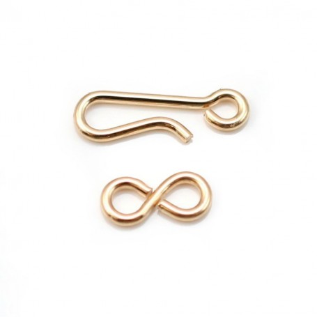 14k gold filled hook and eye clasp 14mm x 1pc