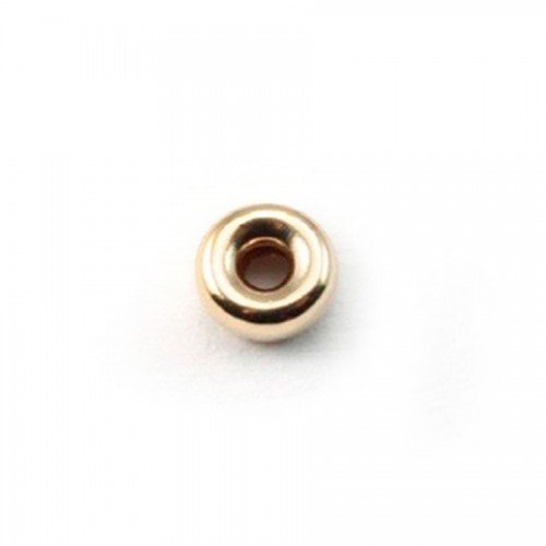Runde Perlen in Gold Filled 8x4.2mm x 1pc