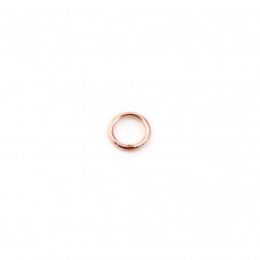 Rose Gold Filled jump rings 0.64x5mm x 10pcs