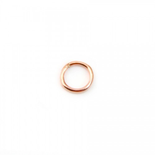 Geschlossene Ringe in Gold Filled Rosé 6x0.76mm x 10pcs
