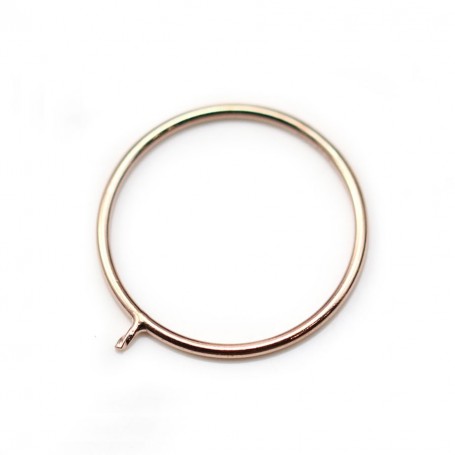 Ring in 14k pink gold filled, with a 0.6mm rod x 1pc